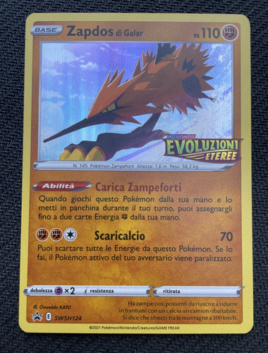 Pokemon tcg promo zapdos - promo, di