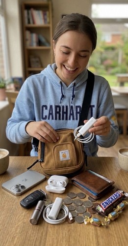 Borsa carhartt wip marrone - borsa,