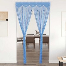 vidaXL Tenda Macramè Blu