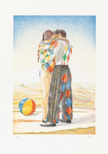 SERGIO NARDONI ( Firenze, 1947 ) Acquaforte Acquatinta OPERA GRAFICA cm 70 x 50