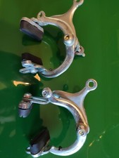 Coppia freni bici bianchi