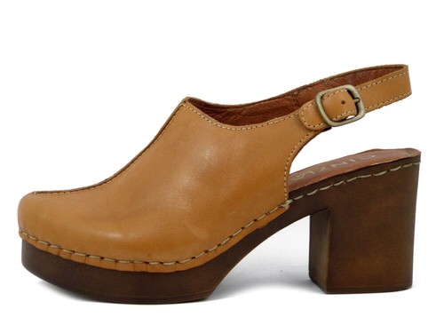 Sabot donna pelle marrone - donna,