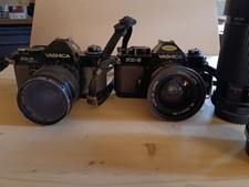 Corredo Yashica FX-D quarz+ FX 3+ obbiettivi 