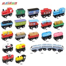 Treno magnetico in legno