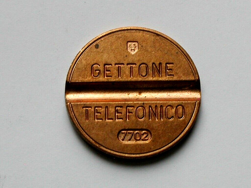 7702 esm italy gettone - esm,