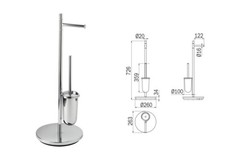 PIANTANA CON PORTAROTOLO E