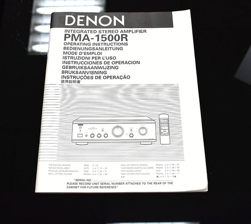 Denon pma 1500r amplificatore - pma-1500r,