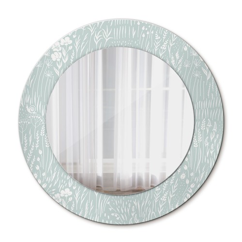 Elegante specchio rotondo - , con