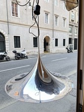 GRANDE LAMPADA SCANDINAVIAN DESIGN CROMO ANNI 60 CHANDELLIER