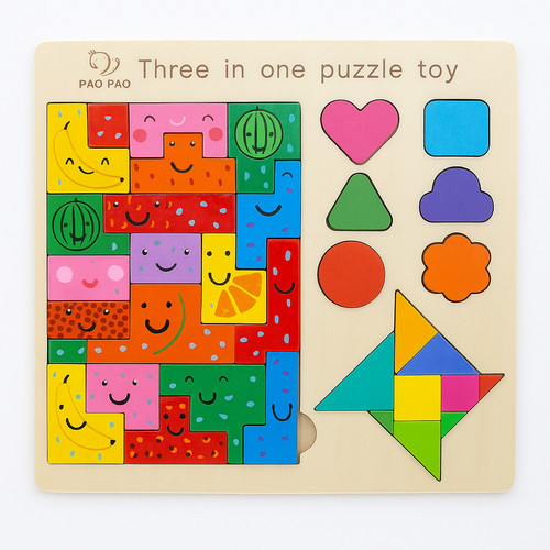 Gioco educativo legno puzzle - gioco,