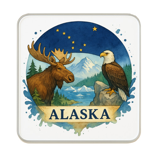 Alaska usa fridge magnet - usa,