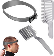 3 Pezzi Sfumatura Capelli Uomo Set, Pettine Capelli, Pettine Da Parrucchiere, 2 