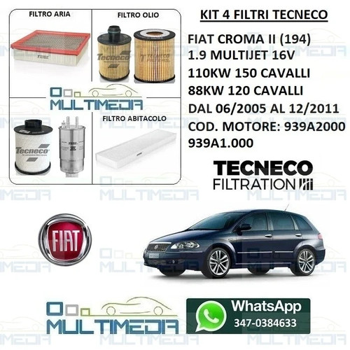 Tagliando filtri tecneco - tagliando,