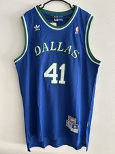 Canotta NBA Vintage Dirk Nowitzki Dallas Mavericks Taglia XXL.