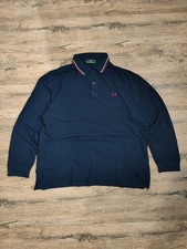 Polo uomo vintage casual FRED PERRY manica lunga