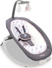 Asalvo Bouncer Fold Birds - Sdraietta Neonato Elettrica Max 9Kg Altalena Pink
