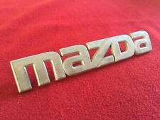 MAZDA 147MM LOGO SIGLA EMBLEMA FREGIO STEMMA SCRITTA TARGHETTA BADGE TARGA NOME