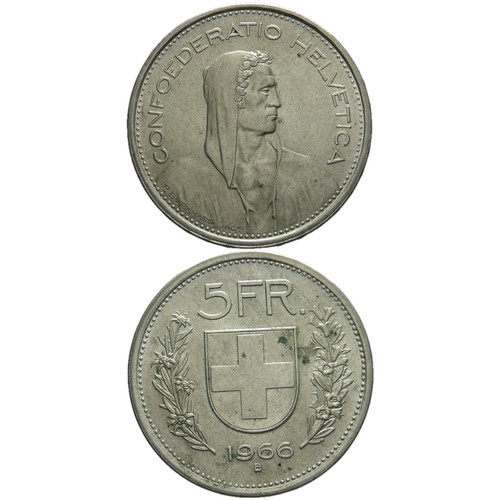 Svizzera franchi 1966 b - svizzera,