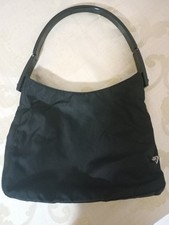 borsa prada originale nero tessuto