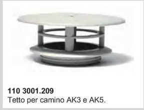 Comignolo ricambio per - comignolo, di