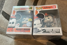 Mickey and Minnie Mouse