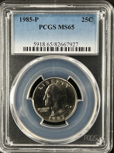 1985 25c washington quarto - 1985-p,