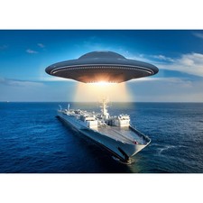 Cartolina postale. Ufo vola