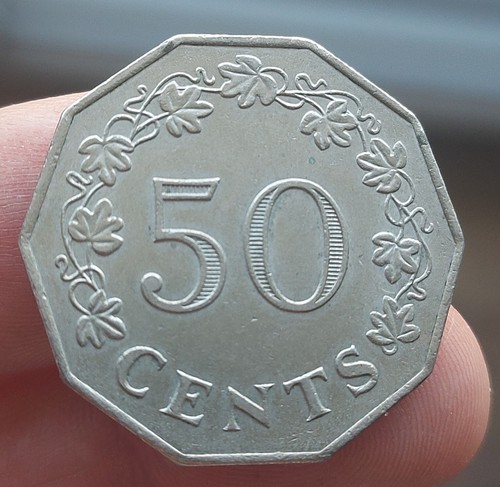 Malta centesimi 1972 - malta, 50