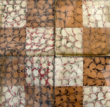 Lotto 20 pezzi cementine antiche originali piastrelle dipinte a mano pavimento 1