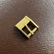Zenith Fibbia Placcata Oro Gold Plated Buckle 8mm Vintage Originale