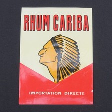 Antica etichetta RHUM CARIBA