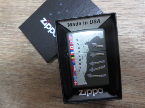 Zippo accendino day mappa - accendino, d-day