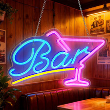Cartello Al Neon per Bar, Con