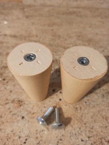 Piedini legno per letto - 2,
