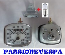 CONTACHILOMETRI CON SPIA E STAFFA 120 KM/H PER VESPA VB1T GS 150 VS1 VS2 VS3 VS4