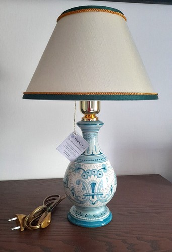 Lampada ceramica maiolica - lampada,