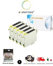 5 cartucce Nere per EPSON