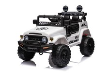 Auto Elettrica per Bambini Jeep Toyota Fj Cruiser 12V Ruote in Gomma Full Option