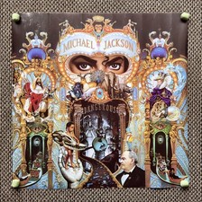 MICHAEL JACKSON PERICOLOSO 1991 ALBUM ORIGINALE POSTER PROMO JUMBO
