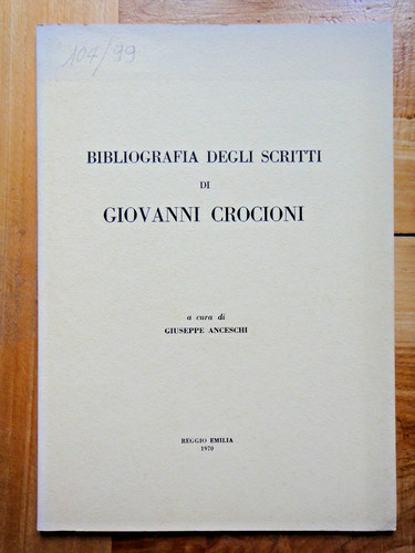 1970 bibliografia scritti - scritti, di
