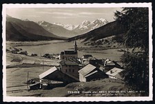 1 CARTOLINA RESCHEN RESIA D'ADIGE SUL LAGO VERSO ORTLER VINSCHGAU NON VIAGGIATA