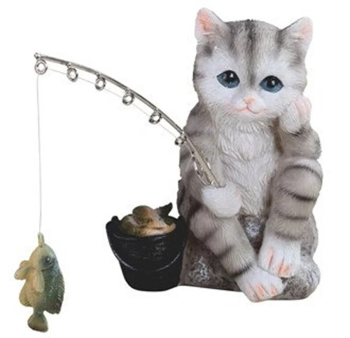 Statua statuina gatto tabby
