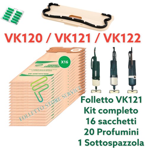 Sacchetti folletto vk120 vk121 - sacchetti,