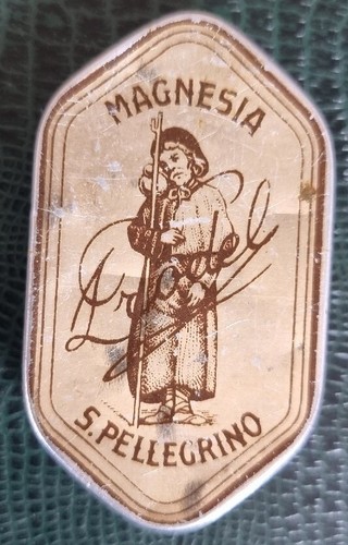Scatolina latta magnesia - scatolina, in