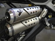 SILENZIATORE DOPPIO LATERALE TERMIGNONI OMOLOGATO PER DUCATI SCRAMBLER 1100