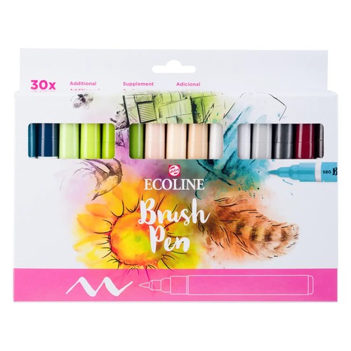 Ecoline brush pen - brush, set