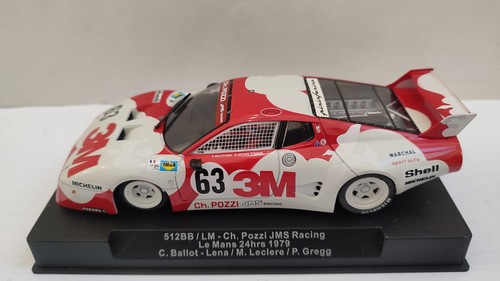 Slot car sideways ferrari 512 - car,