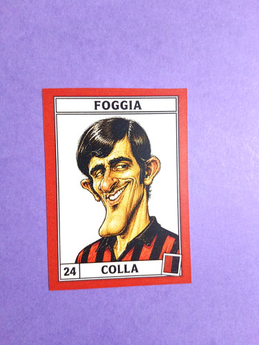 Figurina caricatura calciatori - figurina,