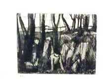 Tabusso Francesco - "Sosta" - Litografia   /XX-