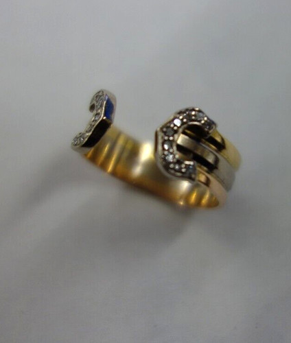 Bague cartier or et - 3,